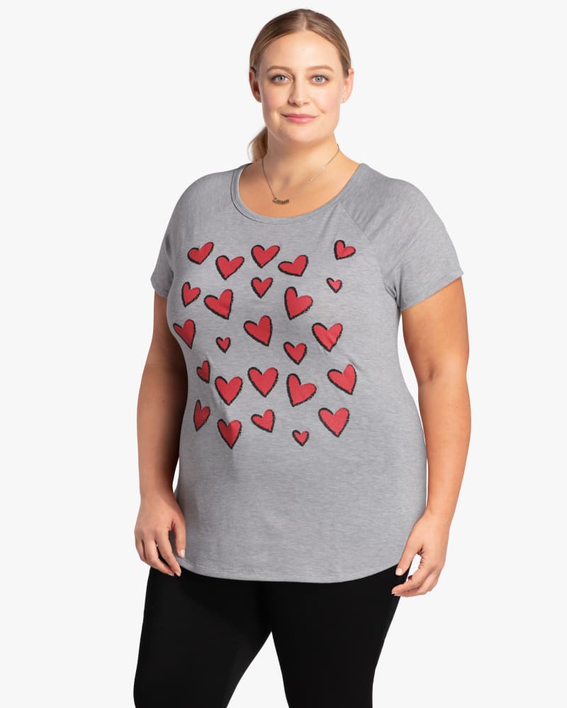 Front of plus size Jessa Graphic Tee by Cameo | Dia&Co | dia_product_style_image_id:118395